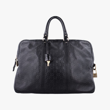 Guccissima briefcase Black Leather 208463 H012916299グッチシマ ブリーフケース ブラック レザー 208463 H012916299