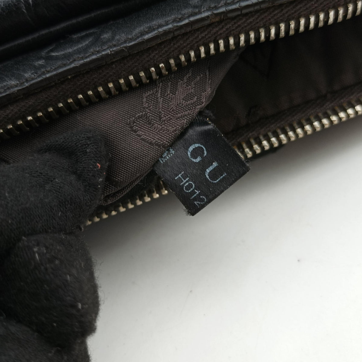 Guccissima briefcase Black Leather 208463 H012916299グッチシマ ブリーフケース ブラック レザー 208463 H012916299