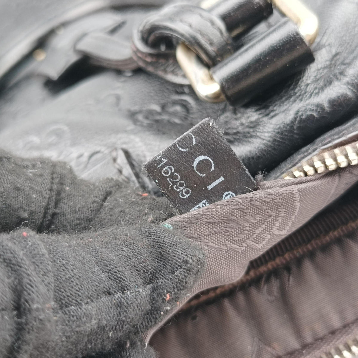 Guccissima briefcase Black Leather 208463 H012916299グッチシマ ブリーフケース ブラック レザー 208463 H012916299