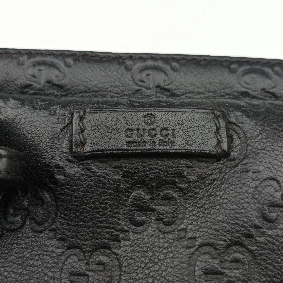 Guccissima briefcase Black Leather 208463 H012916299グッチシマ ブリーフケース ブラック レザー 208463 H012916299