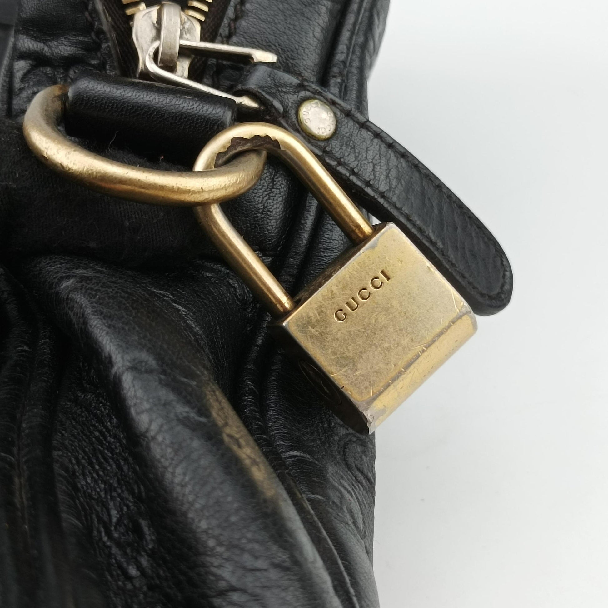 Guccissima briefcase Black Leather 208463 H012916299グッチシマ ブリーフケース ブラック レザー 208463 H012916299