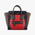 luggage nano shopper Red×Black×Brown leather F-CU-2185ラゲージナノショッパー レッド×ブラック×ブラウン レザー F-CU-2185