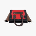 luggage nano shopper Red×Black×Brown leather F-CU-2185ラゲージナノショッパー レッド×ブラック×ブラウン レザー F-CU-2185