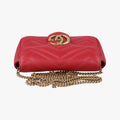 GG Marmont Red Leather 476433 GGマーモント レッド レザー 476433 