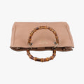 Bamboo Shopper Beige Leather 323660 G017520646バンブーショッパー ベージュ レザー 323660 G017520646