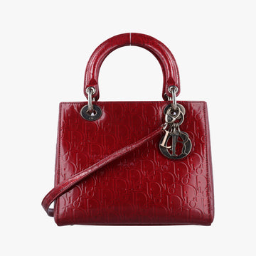 Lady Dior Red Patent MA 0091レディディオール レッド パテント MA 0091