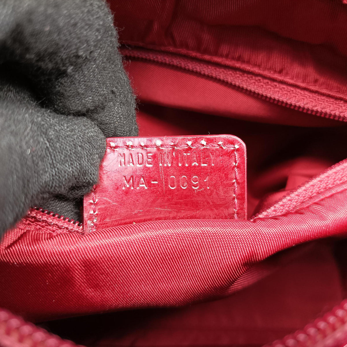 Lady Dior Red Patent MA 0091レディディオール レッド パテント MA 0091