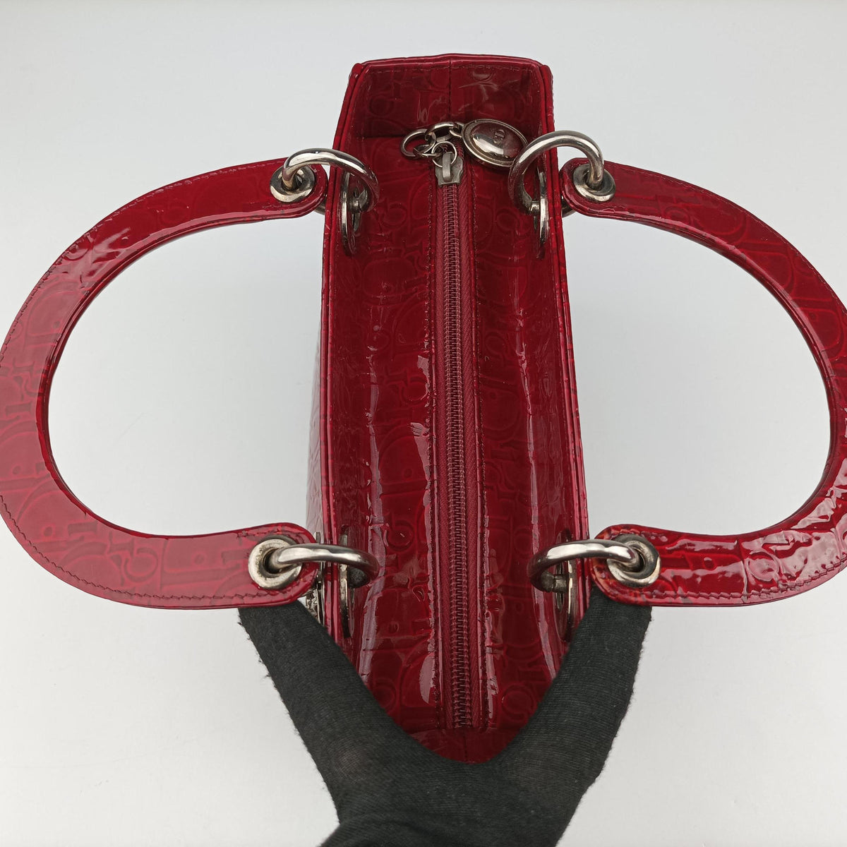 Lady Dior Red Patent MA 0091レディディオール レッド パテント MA 0091
