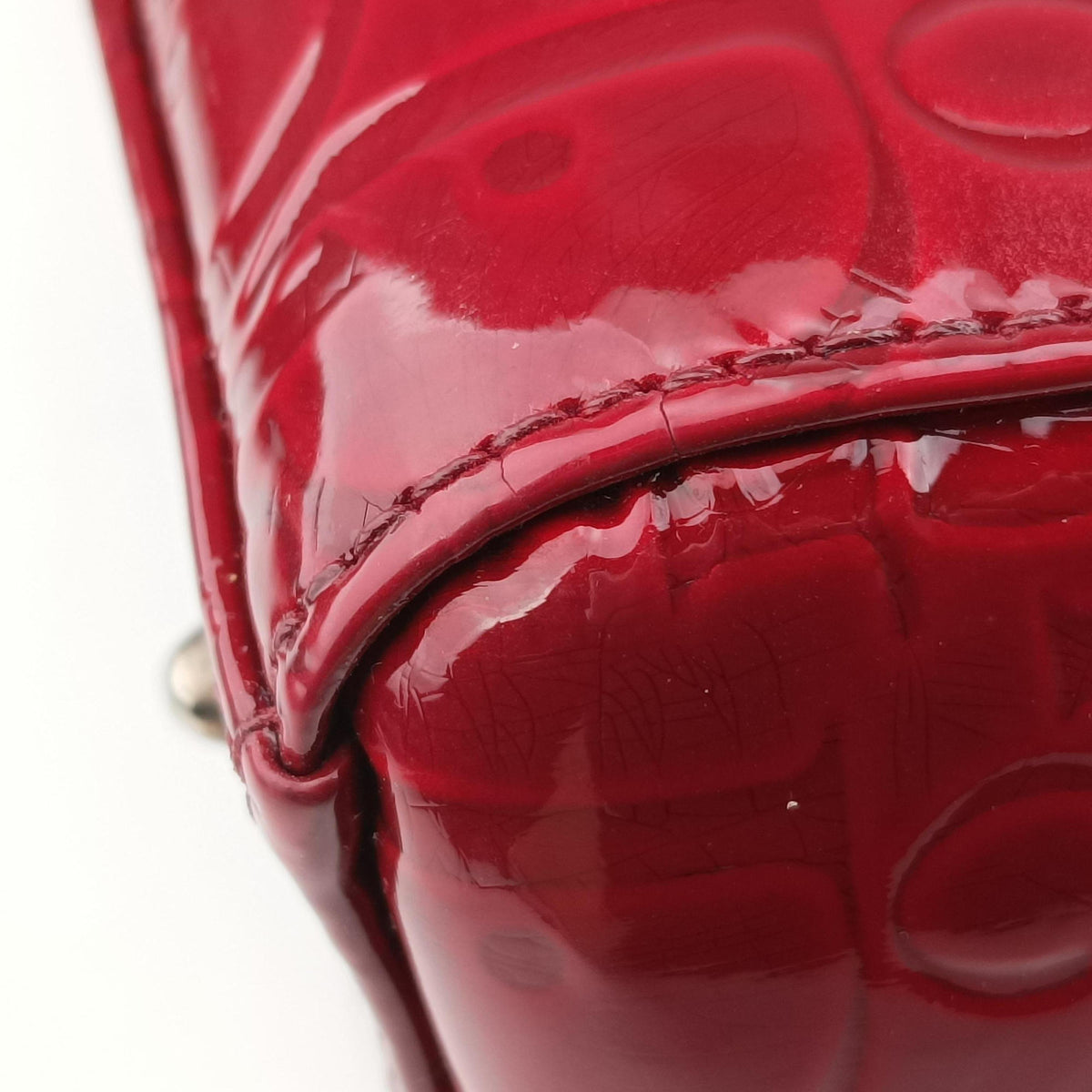Lady Dior Red Patent MA 0091レディディオール レッド パテント MA 0091