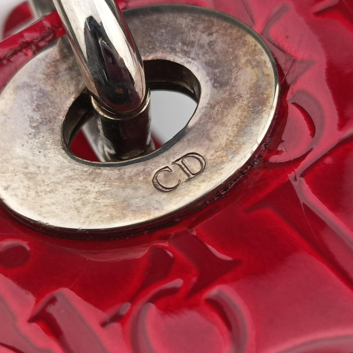 Lady Dior Red Patent MA 0091レディディオール レッド パテント MA 0091