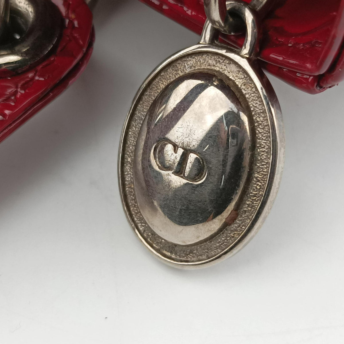 Lady Dior Red Patent MA 0091レディディオール レッド パテント MA 0091