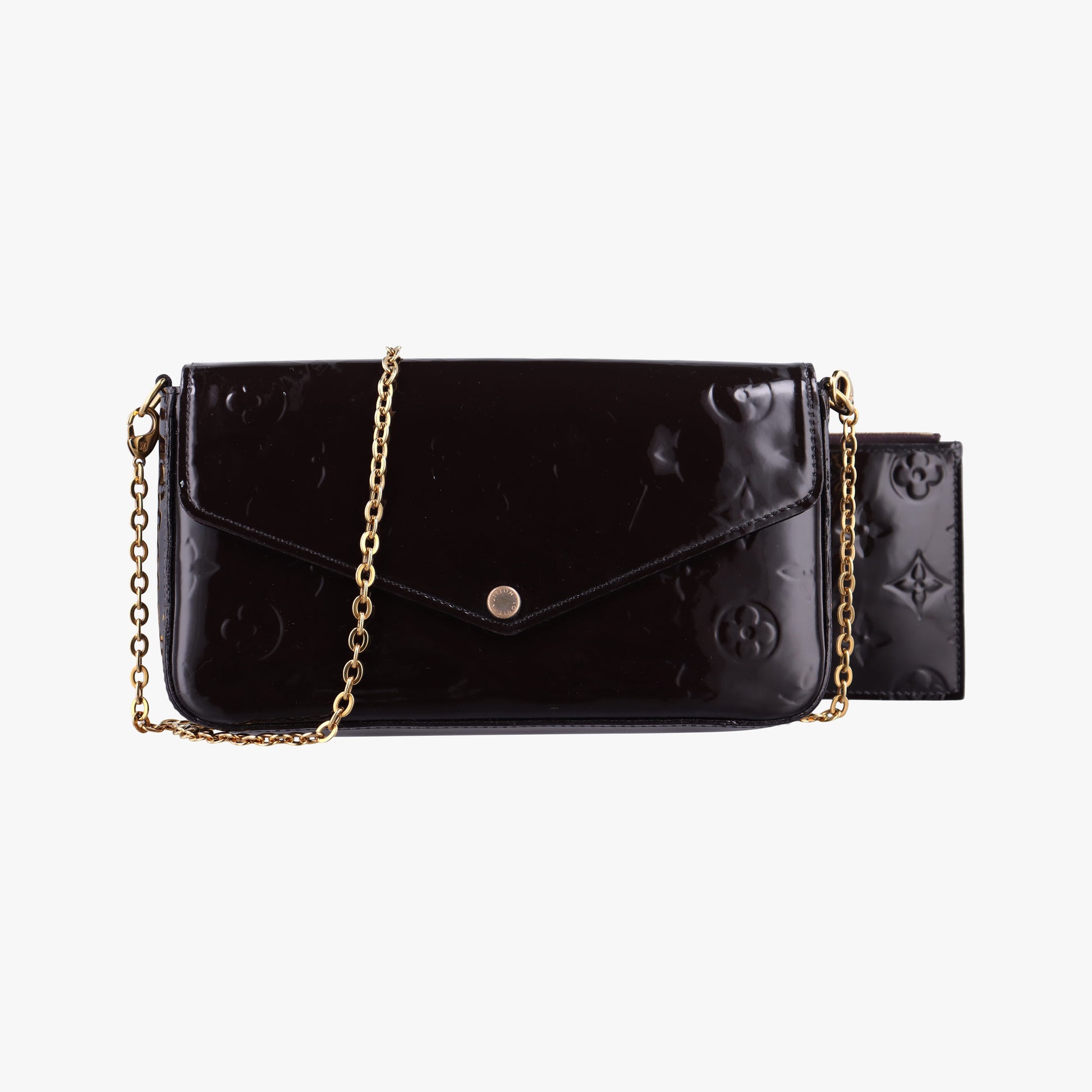 Pochette Félice Amarante Vernis M61267 ML4106ポシェットフェリシー アマラント ヴェルニ M61267 ML4106