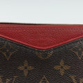 PALLAS Clutch brown×CERISE Monogram Canvas×calf leather M41638 Lot number unknownパラス クラッチ モノグラム/ブラウン×スリーズ モノグラムキャンバス×カーフレザー M41638 製番不明