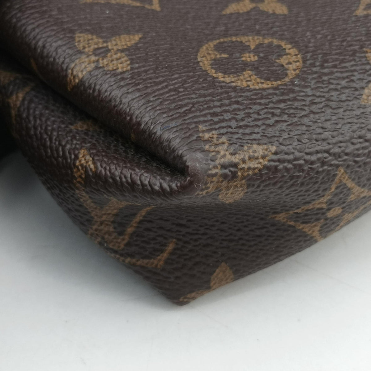 PALLAS Clutch brown×CERISE Monogram Canvas×calf leather M41638 Lot number unknownパラス クラッチ モノグラム/ブラウン×スリーズ モノグラムキャンバス×カーフレザー M41638 製番不明