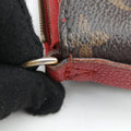 PALLAS Clutch brown×CERISE Monogram Canvas×calf leather M41638 Lot number unknownパラス クラッチ モノグラム/ブラウン×スリーズ モノグラムキャンバス×カーフレザー M41638 製番不明