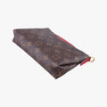 PALLAS Clutch brown×CERISE Monogram Canvas×calf leather M41638 Lot number unknownパラス クラッチ モノグラム/ブラウン×スリーズ モノグラムキャンバス×カーフレザー M41638 製番不明