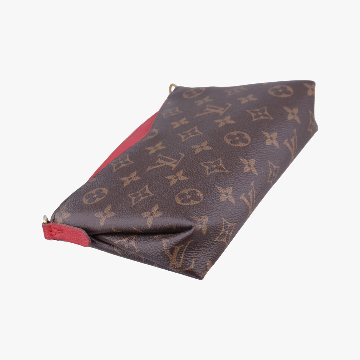 PALLAS Clutch brown×CERISE Monogram Canvas×calf leather M41638 Lot number unknownパラス クラッチ モノグラム/ブラウン×スリーズ モノグラムキャンバス×カーフレザー M41638 製番不明