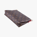 PALLAS Clutch brown×CERISE Monogram Canvas×calf leather M41638 Lot number unknownパラス クラッチ モノグラム/ブラウン×スリーズ モノグラムキャンバス×カーフレザー M41638 製番不明