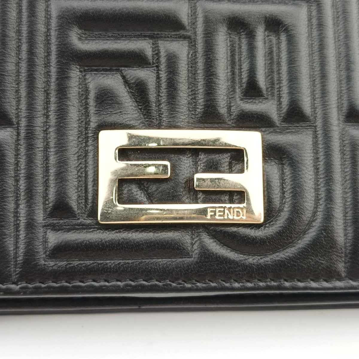 Embossed Logo Black lambskin 8M0219 2401-8M0219-YMY-088エンボス ロゴ ブラック ラムスキン 8M0219 2401-8M0219-YMY-088