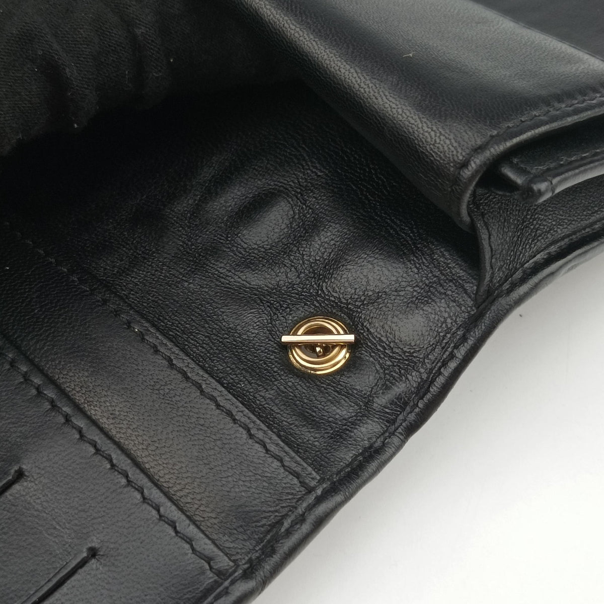 Embossed Logo Black lambskin 8M0219 2401-8M0219-YMY-088エンボス ロゴ ブラック ラムスキン 8M0219 2401-8M0219-YMY-088