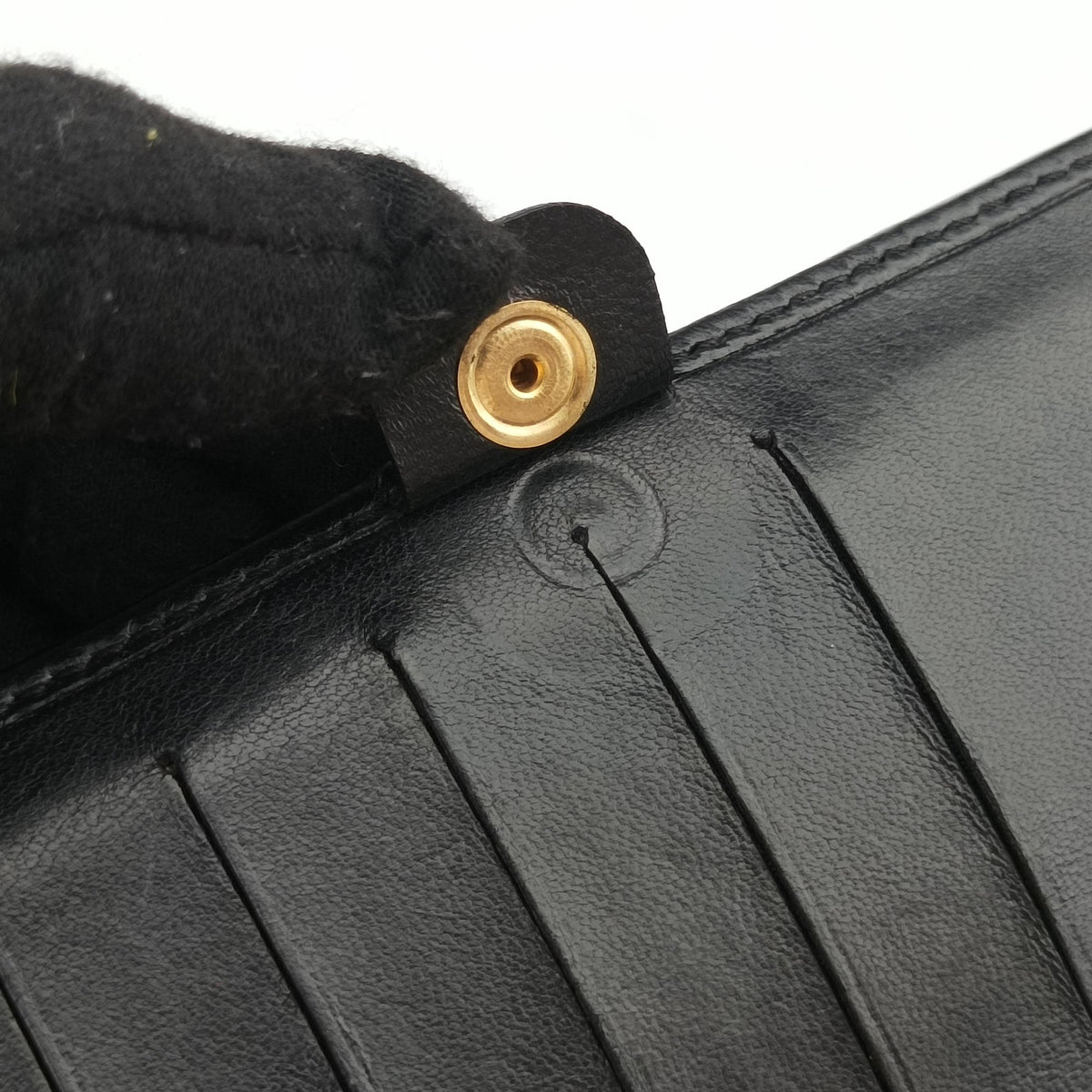 Embossed Logo Black lambskin 8M0219 2401-8M0219-YMY-088エンボス ロゴ ブラック ラムスキン 8M0219 2401-8M0219-YMY-088
