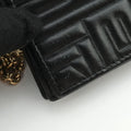 Embossed Logo Black lambskin 8M0219 2401-8M0219-YMY-088エンボス ロゴ ブラック ラムスキン 8M0219 2401-8M0219-YMY-088