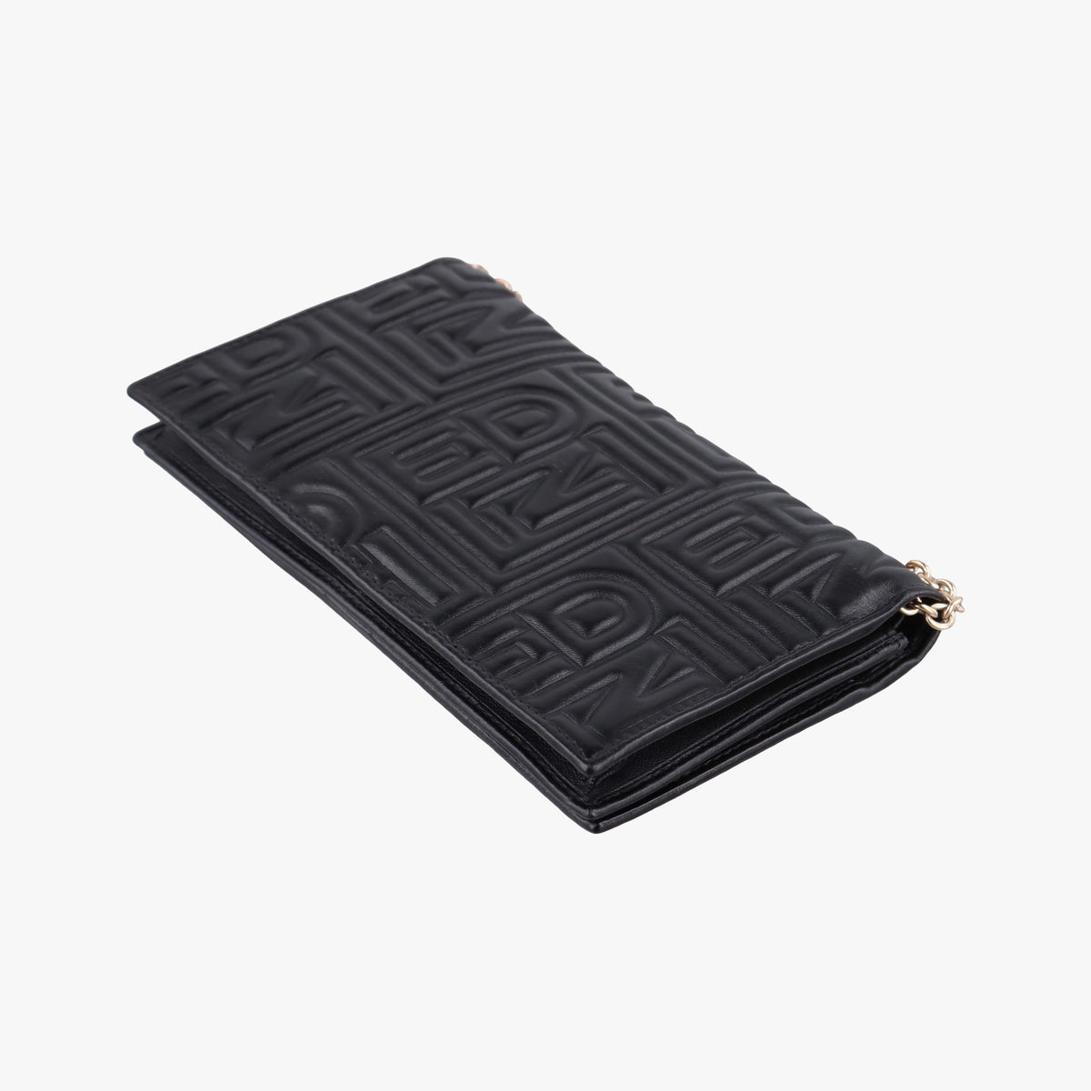 Embossed Logo Black lambskin 8M0219 2401-8M0219-YMY-088エンボス ロゴ ブラック ラムスキン 8M0219 2401-8M0219-YMY-088