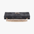 Embossed Logo Black lambskin 8M0219 2401-8M0219-YMY-088エンボス ロゴ ブラック ラムスキン 8M0219 2401-8M0219-YMY-088