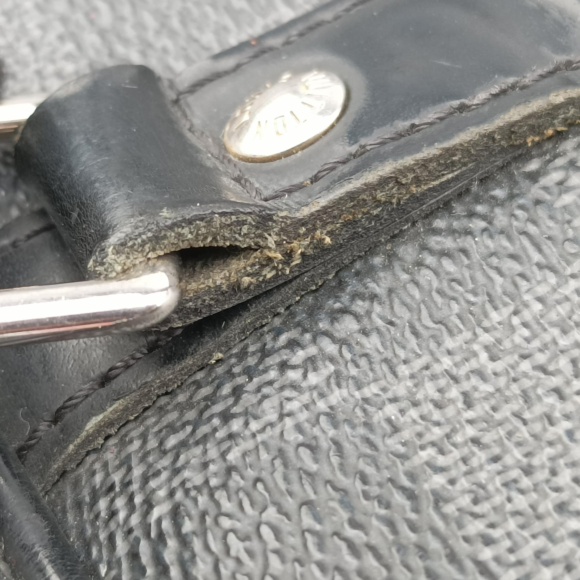 Porte Documents Voyage Noir Damier Graphite N41125 BA2152ポルト ドキュマン ヴォワヤージュ ノワール ダミエグラフィット N41125 BA2152