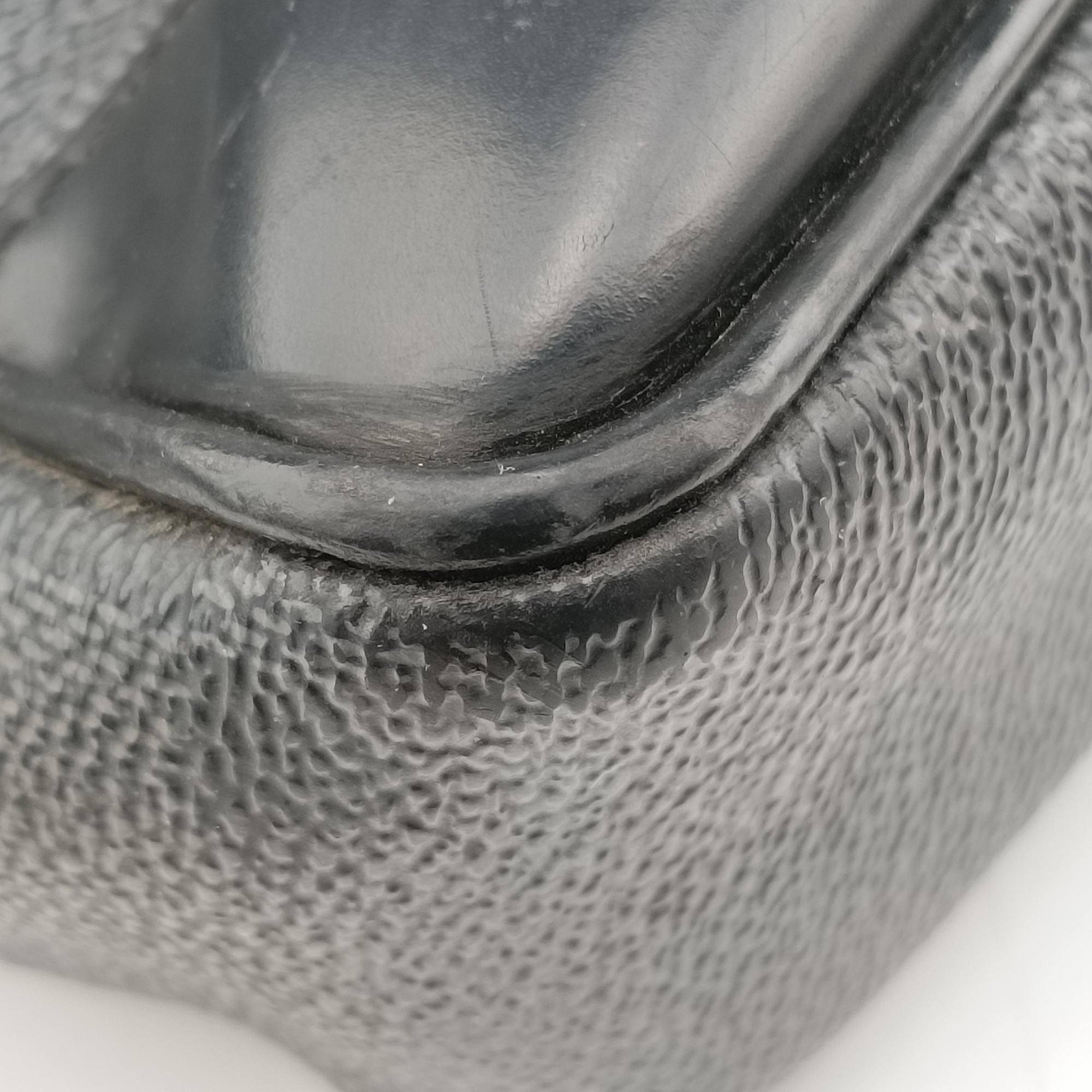 Porte Documents Voyage Noir Damier Graphite N41125 BA2152ポルト ドキュマン ヴォワヤージュ ノワール ダミエグラフィット N41125 BA2152