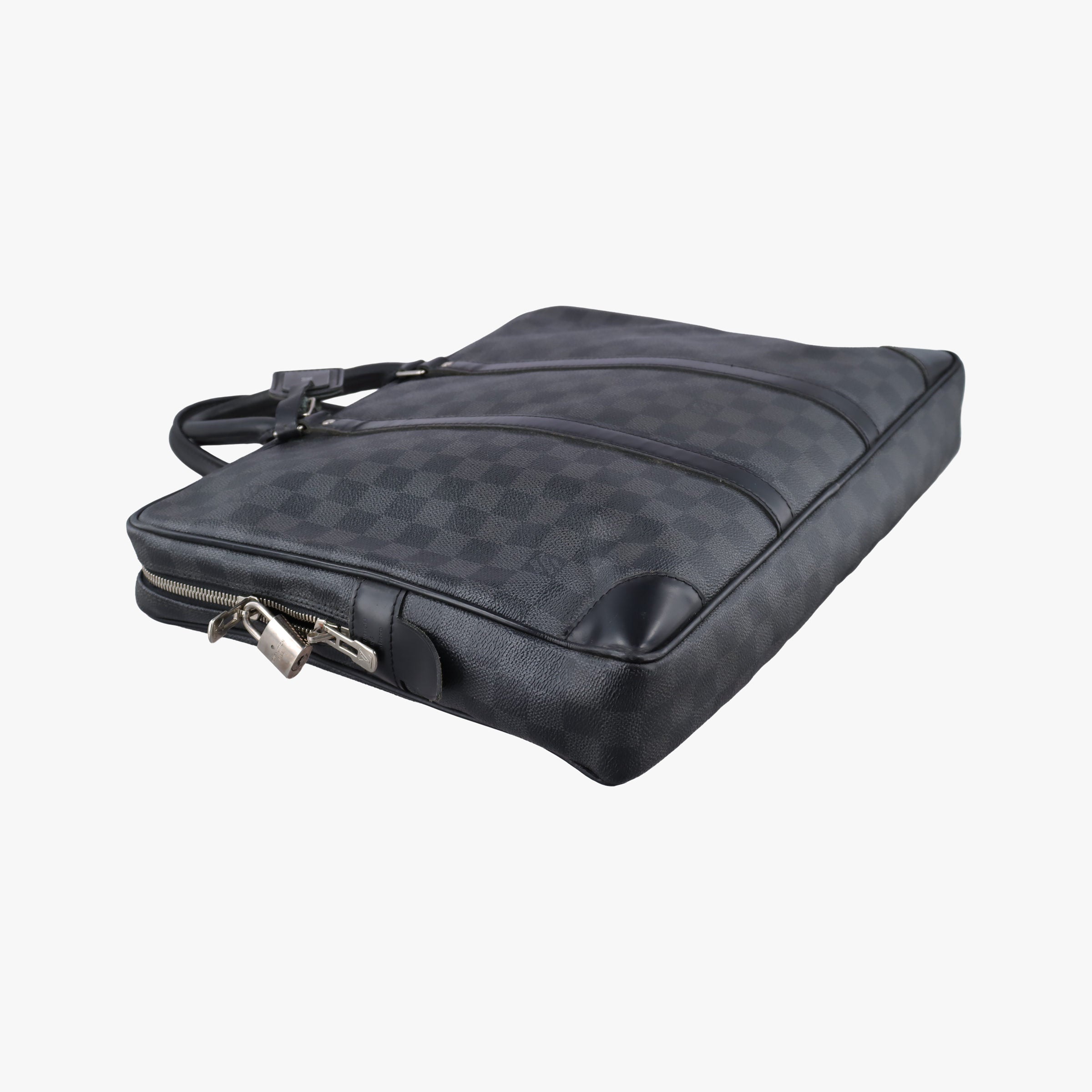 Porte Documents Voyage Noir Damier Graphite N41125 BA2152ポルト ドキュマン ヴォワヤージュ ノワール ダミエグラフィット N41125 BA2152