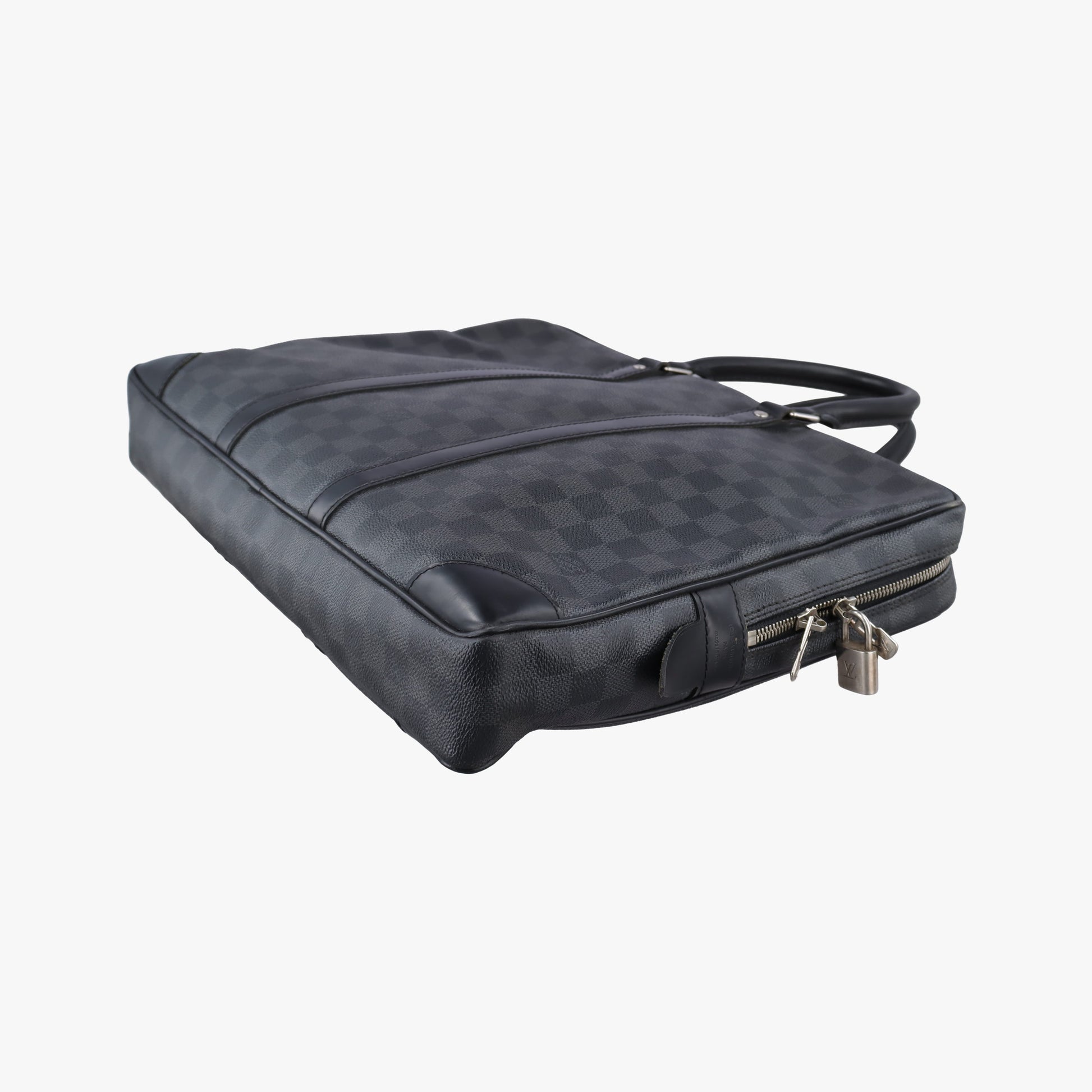 Porte Documents Voyage Noir Damier Graphite N41125 BA2152ポルト ドキュマン ヴォワヤージュ ノワール ダミエグラフィット N41125 BA2152