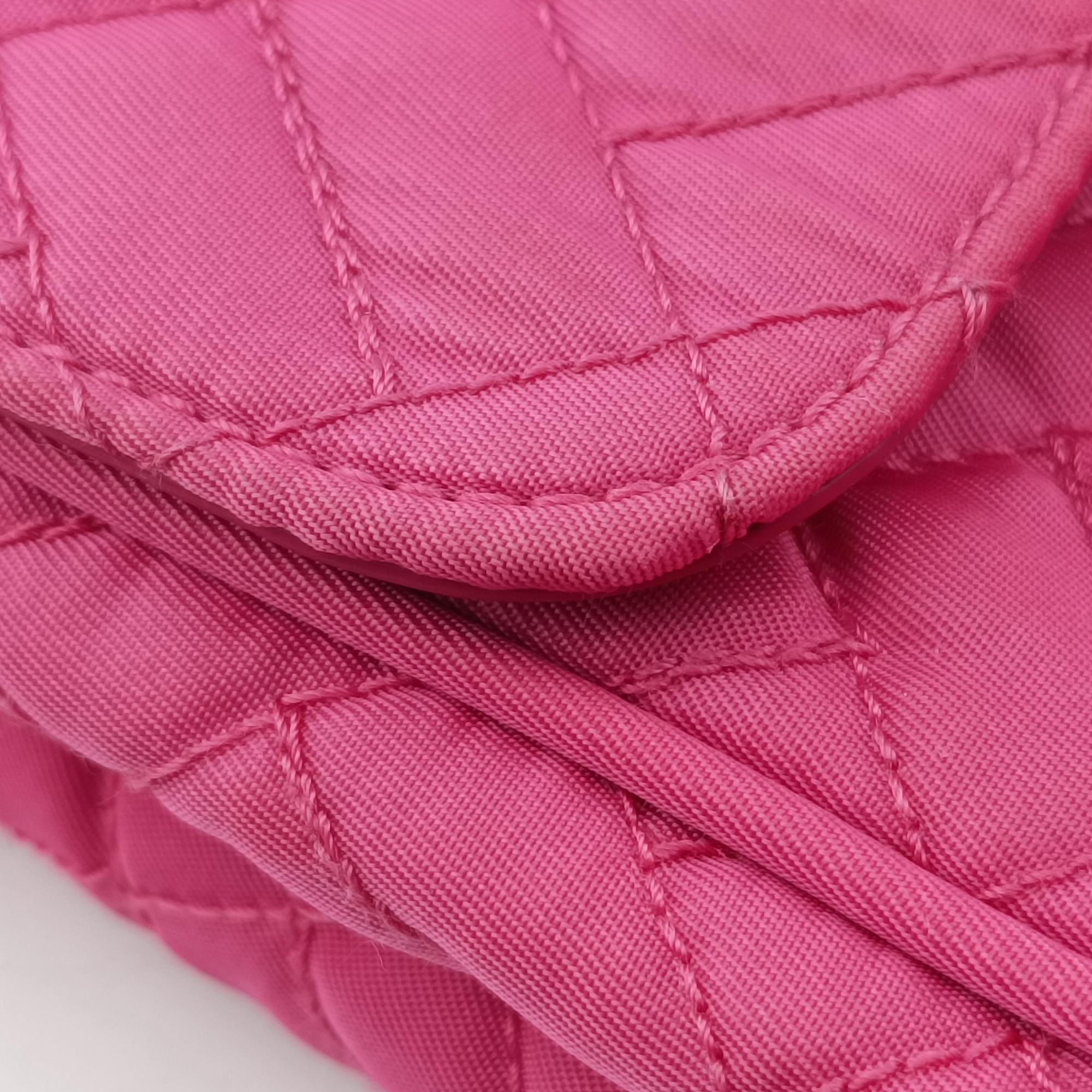 Chain Quilting Flap Rose nylon 197/Bチェーン キルティング フラップ ローズ レッド ナイロン 197/B