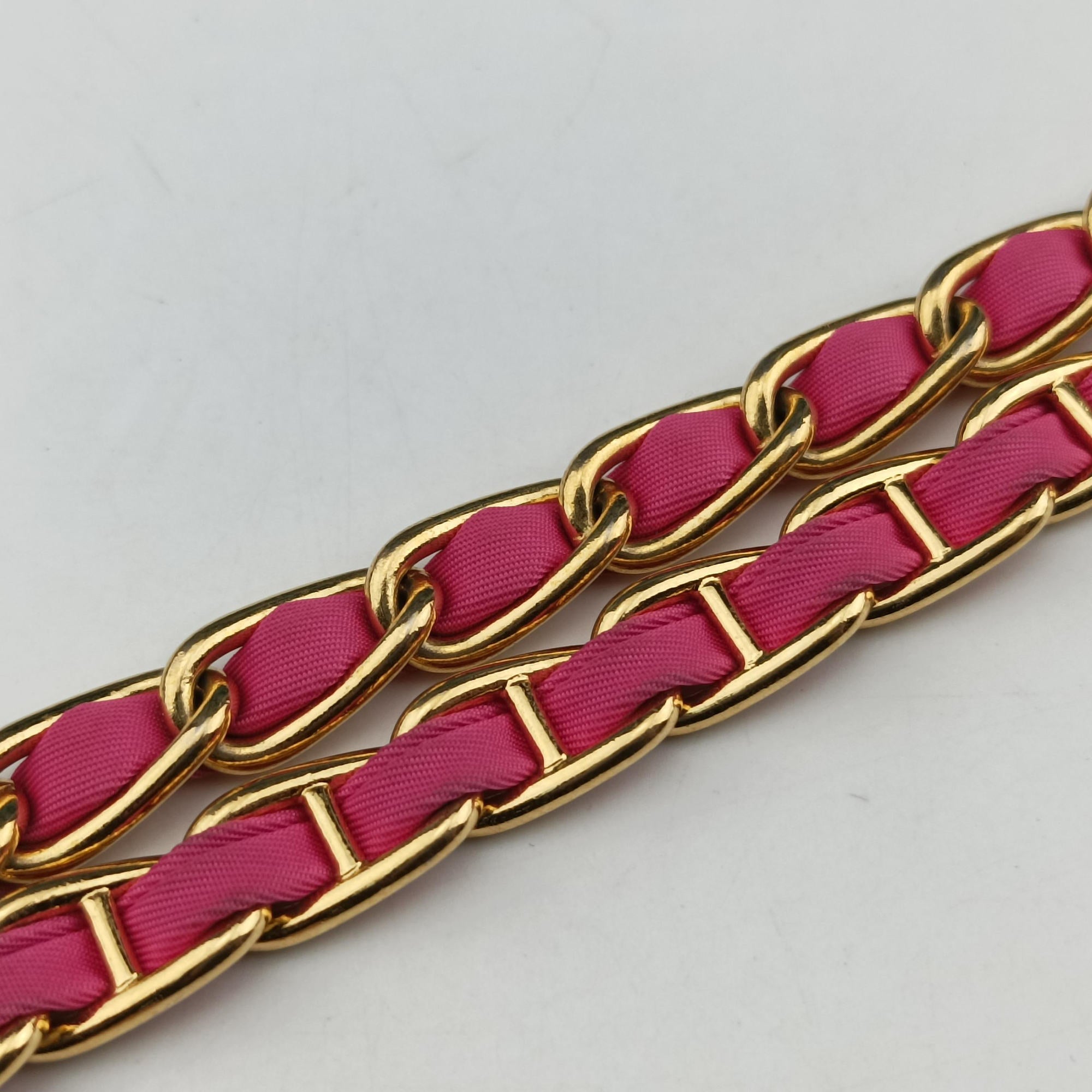 Chain Quilting Flap Rose nylon 197/Bチェーン キルティング フラップ ローズ レッド ナイロン 197/B