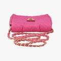 Chain Quilting Flap Rose nylon 197/Bチェーン キルティング フラップ ローズ レッド ナイロン 197/B
