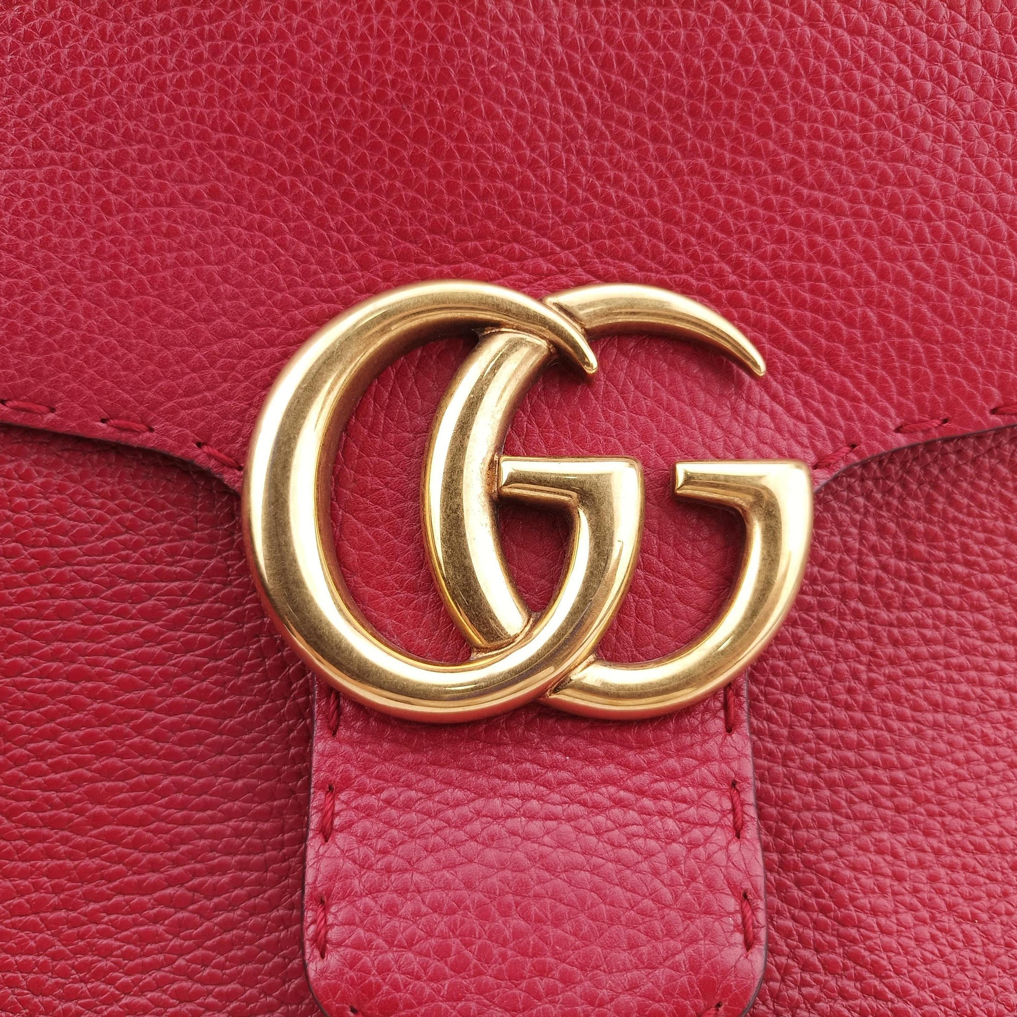 GG Marmont Red Leather 421890 G022092292GGマーモント レッド レザー 421890 G022092292
