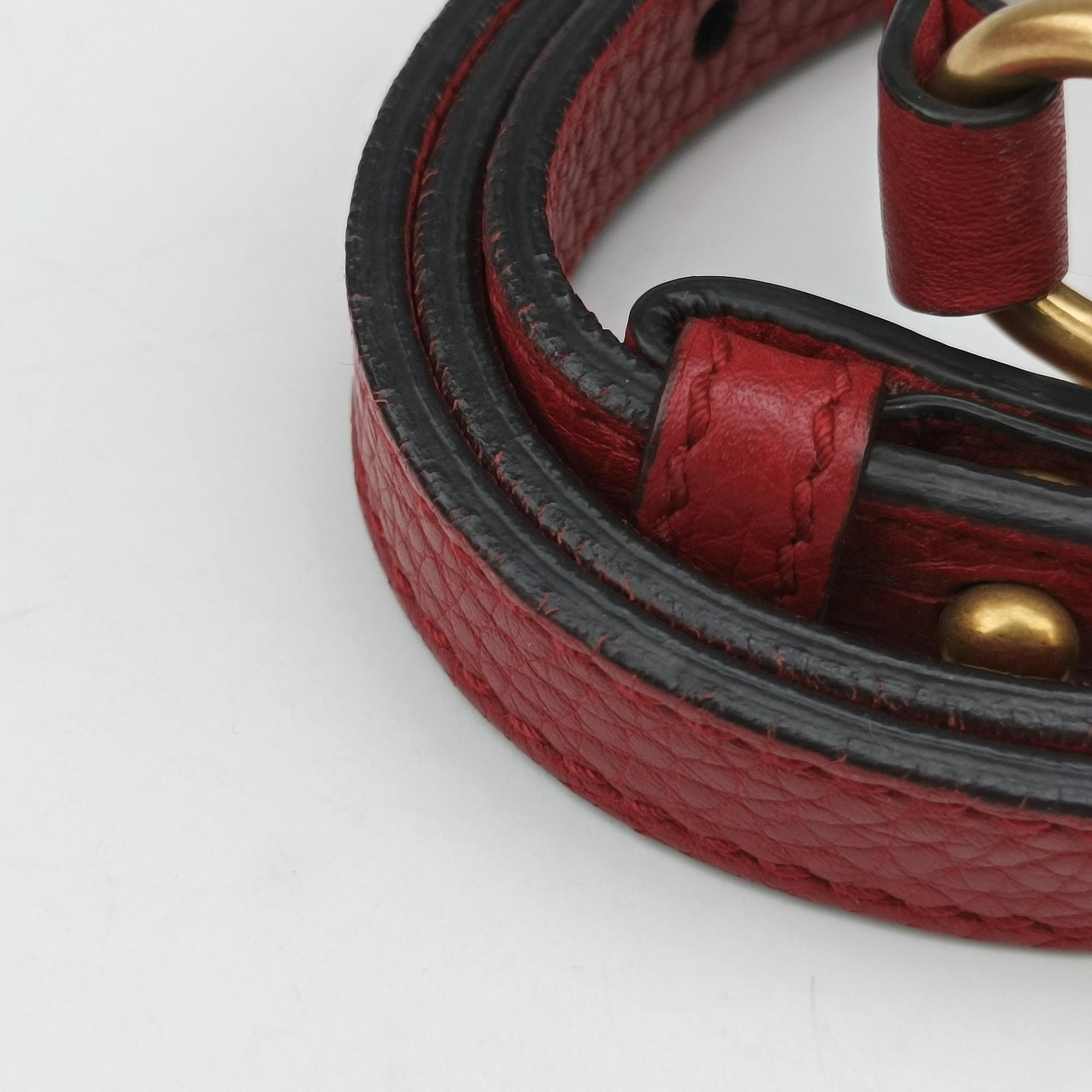 GG Marmont Red Leather 421890 G022092292GGマーモント レッド レザー 421890 G022092292