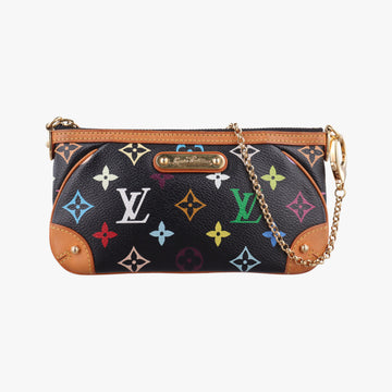Pochette Mira MM Noir Monogram Multicolor M60097 AA6018ポシェット ミラ MM ノワール モノグラム マルチカラー M60097 AA6018