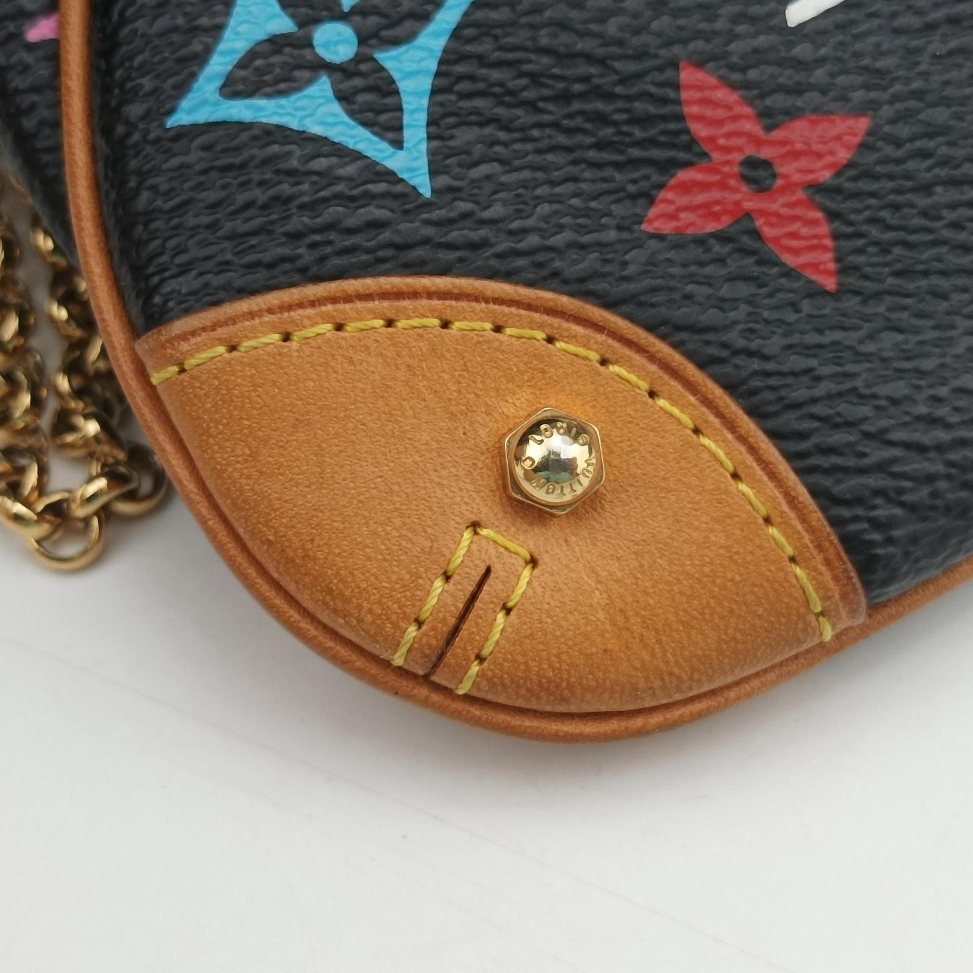 Pochette Mira MM Noir Monogram Multicolor M60097 AA6018ポシェット ミラ MM ノワール モノグラム マルチカラー M60097 AA6018