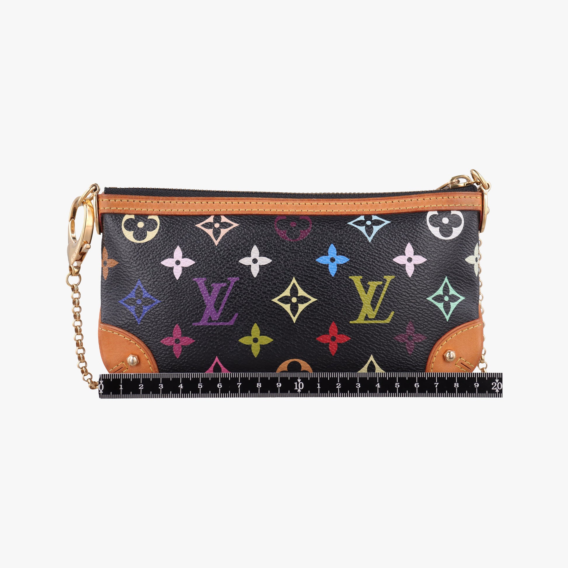 Pochette Mira MM Noir Monogram Multicolor M60097 AA6018ポシェット ミラ MM ノワール モノグラム マルチカラー M60097 AA6018