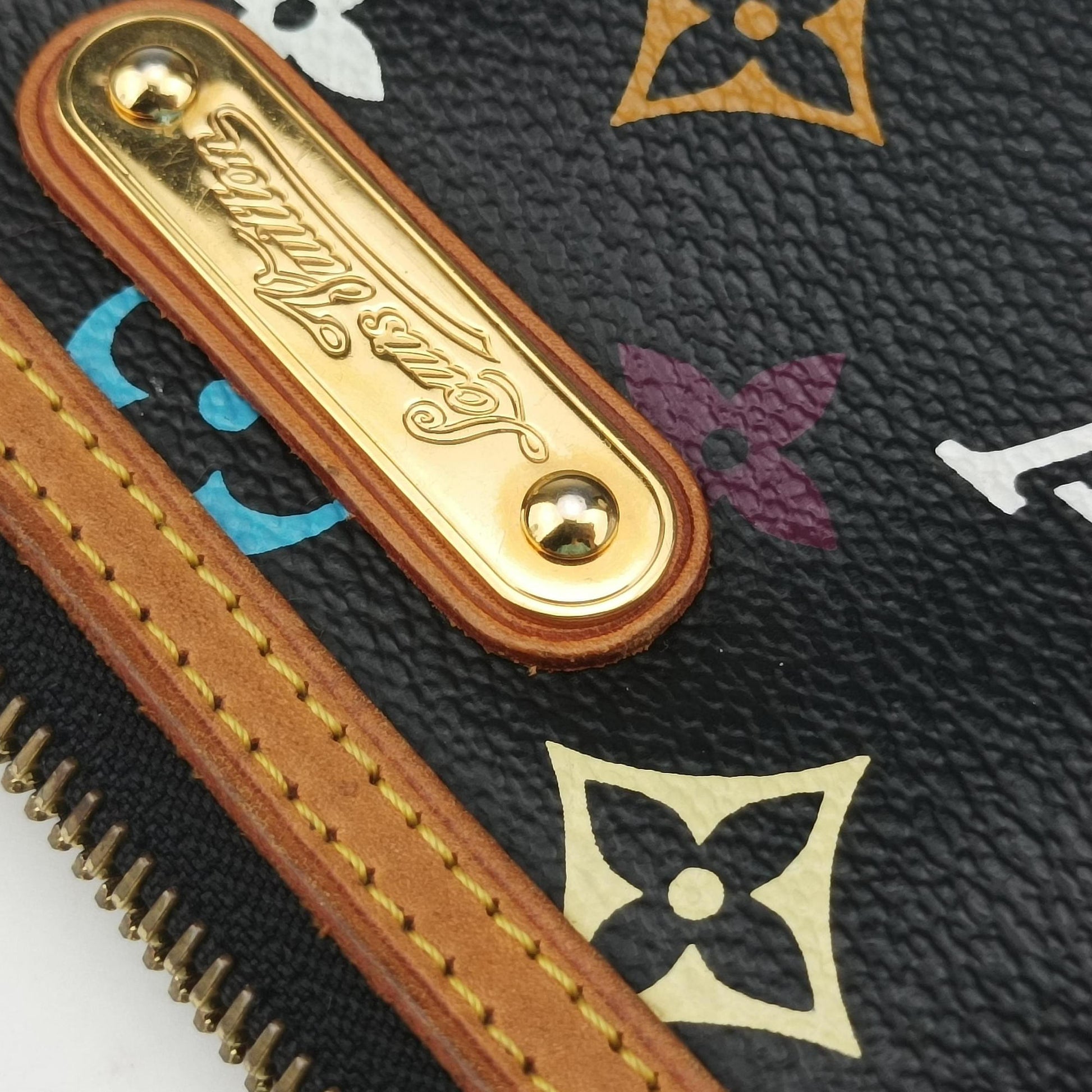 Pochette Mira MM Noir Monogram Multicolor M60097 AA6018ポシェット ミラ MM ノワール モノグラム マルチカラー M60097 AA6018