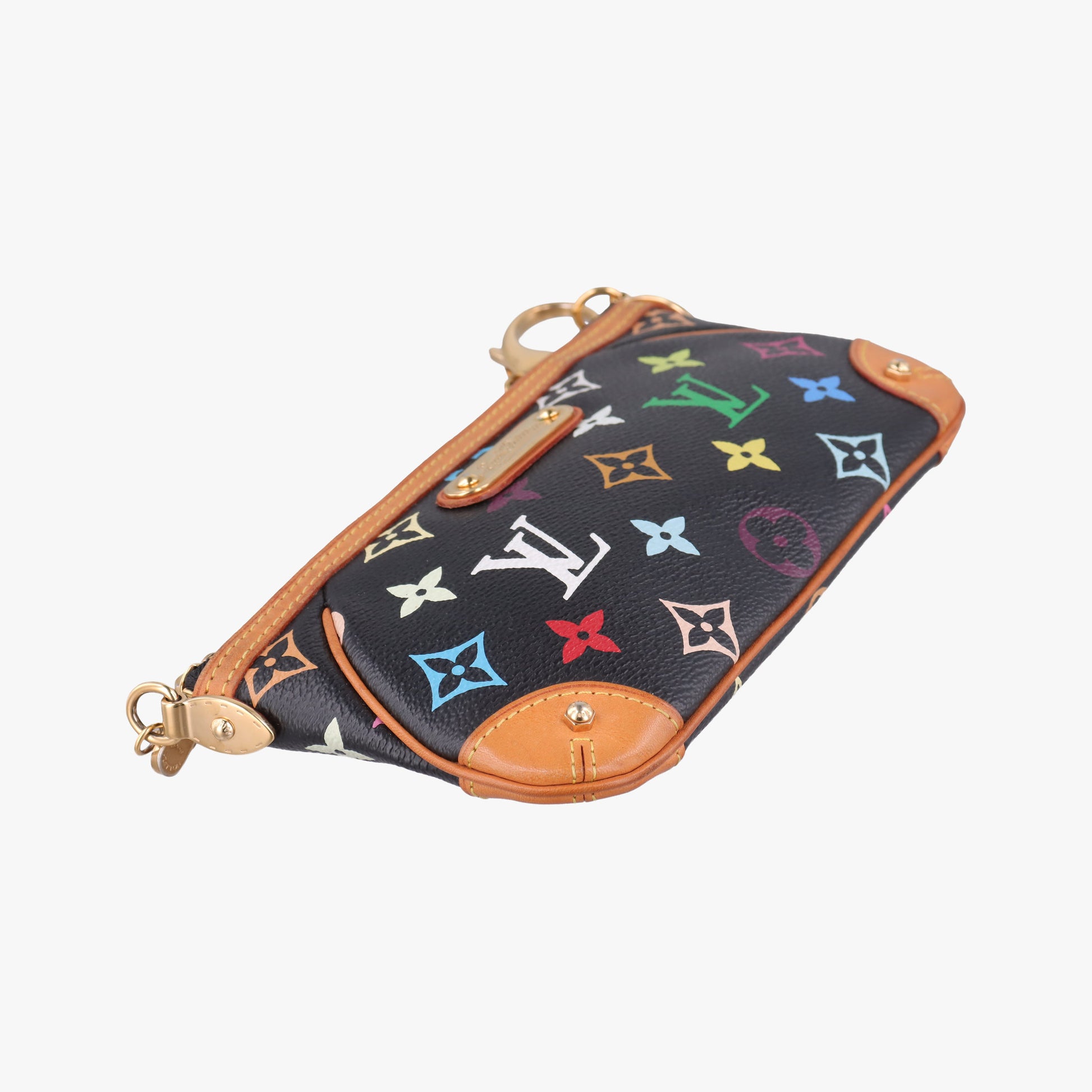 Pochette Mira MM Noir Monogram Multicolor M60097 AA6018ポシェット ミラ MM ノワール モノグラム マルチカラー M60097 AA6018