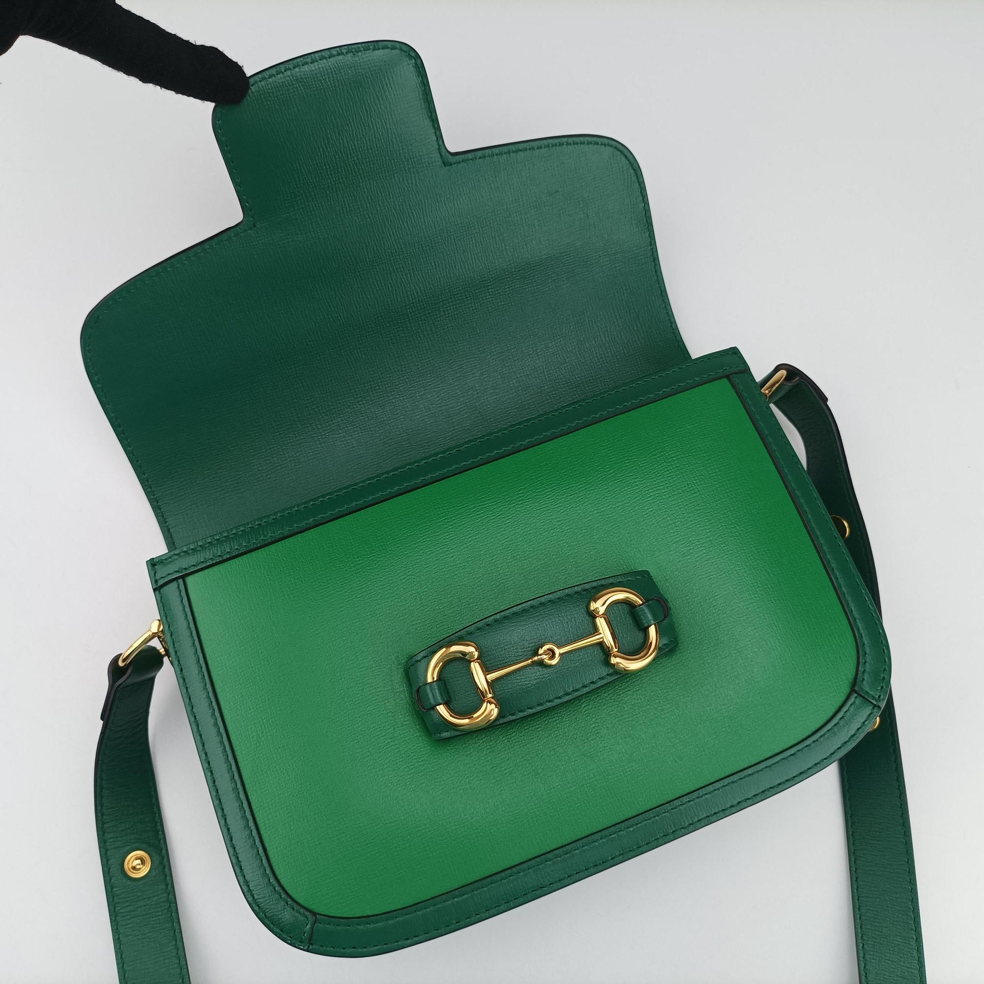 The Hacker Project Horsebit 1955 Green Leather 602204 I034952756ホースビット 1955 グリーン レザー 602204 I034952756