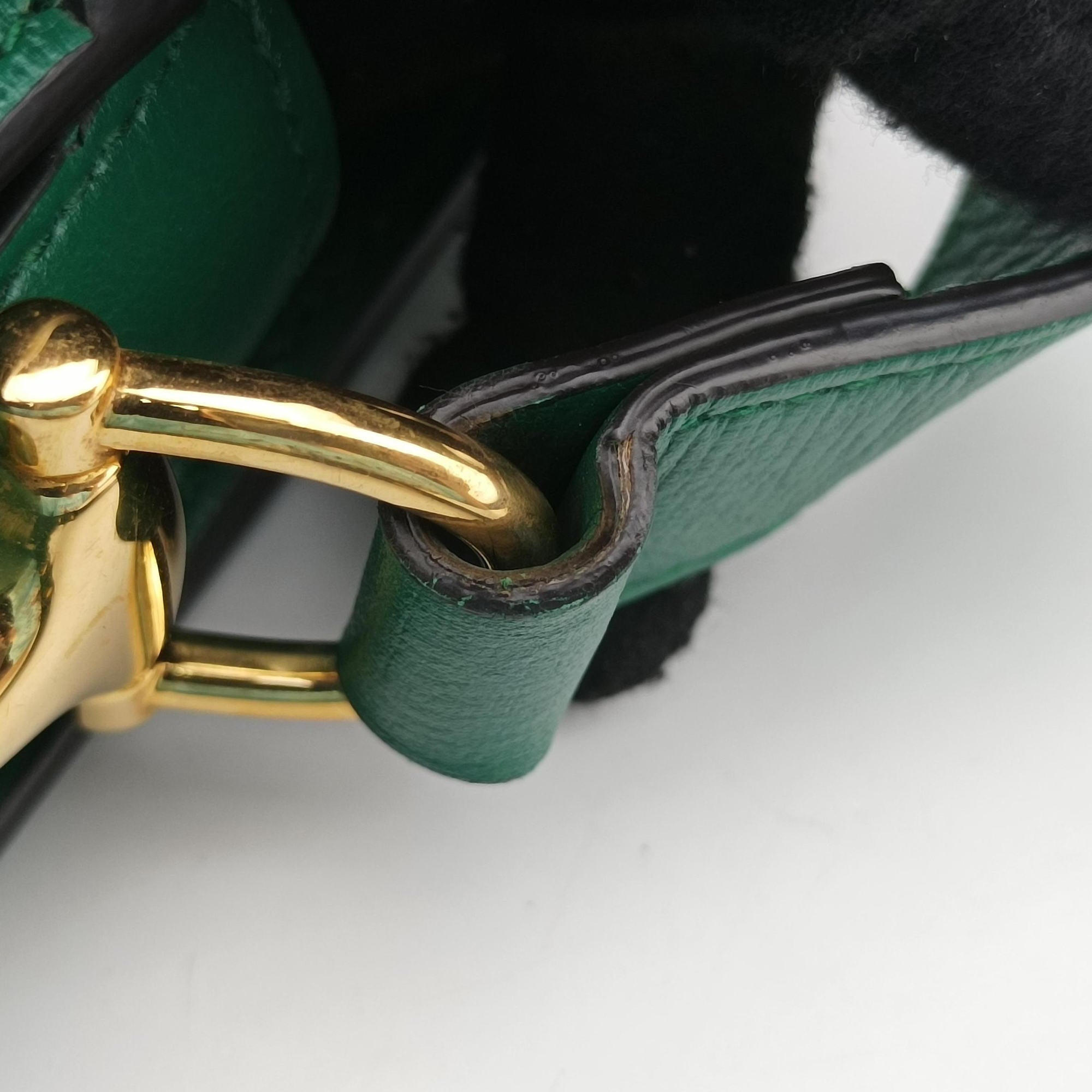 The Hacker Project Horsebit 1955 Green Leather 602204 I034952756ホースビット 1955 グリーン レザー 602204 I034952756