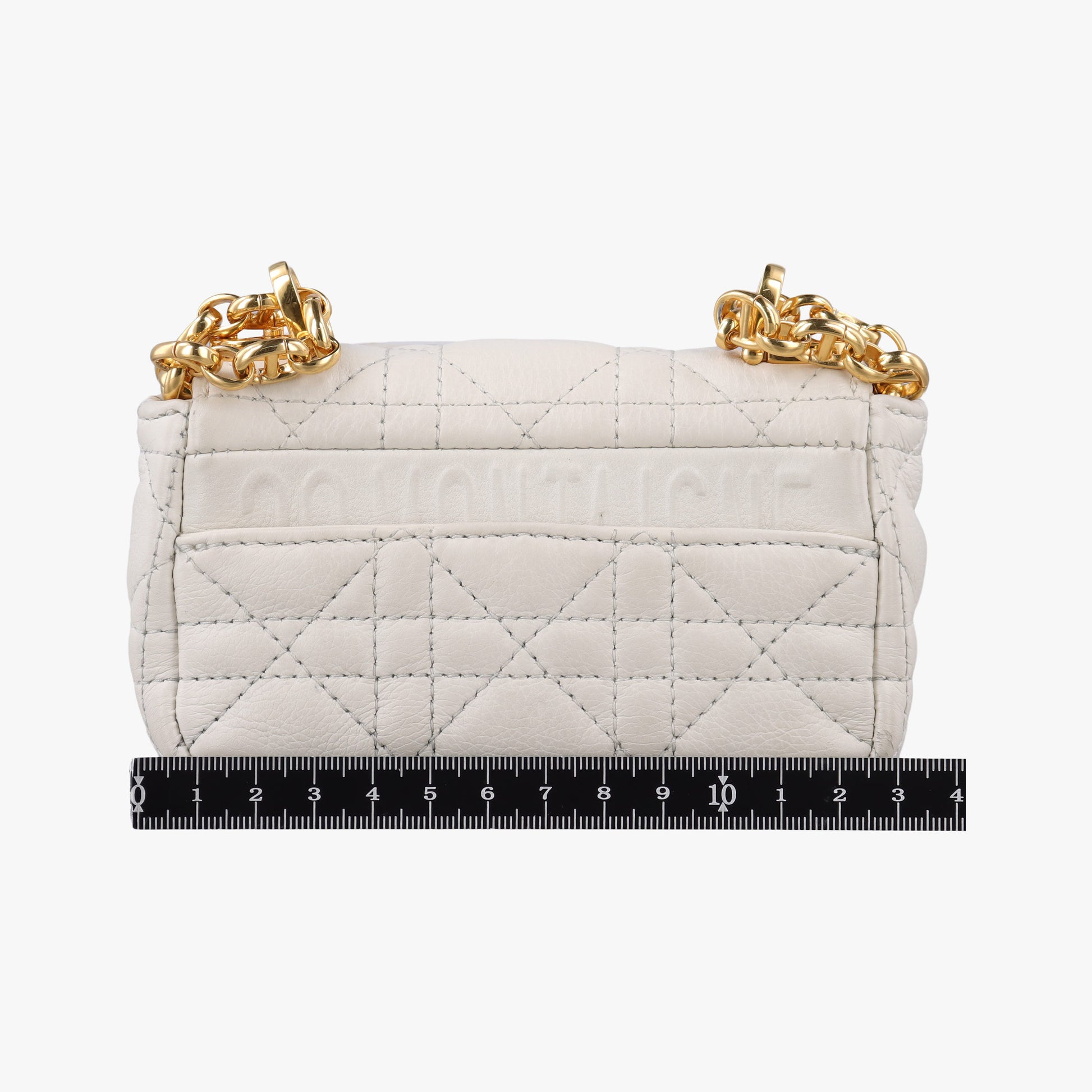 Caro micro White Leather IC Chipカロ マイクロ ホワイト レザー ICチップ