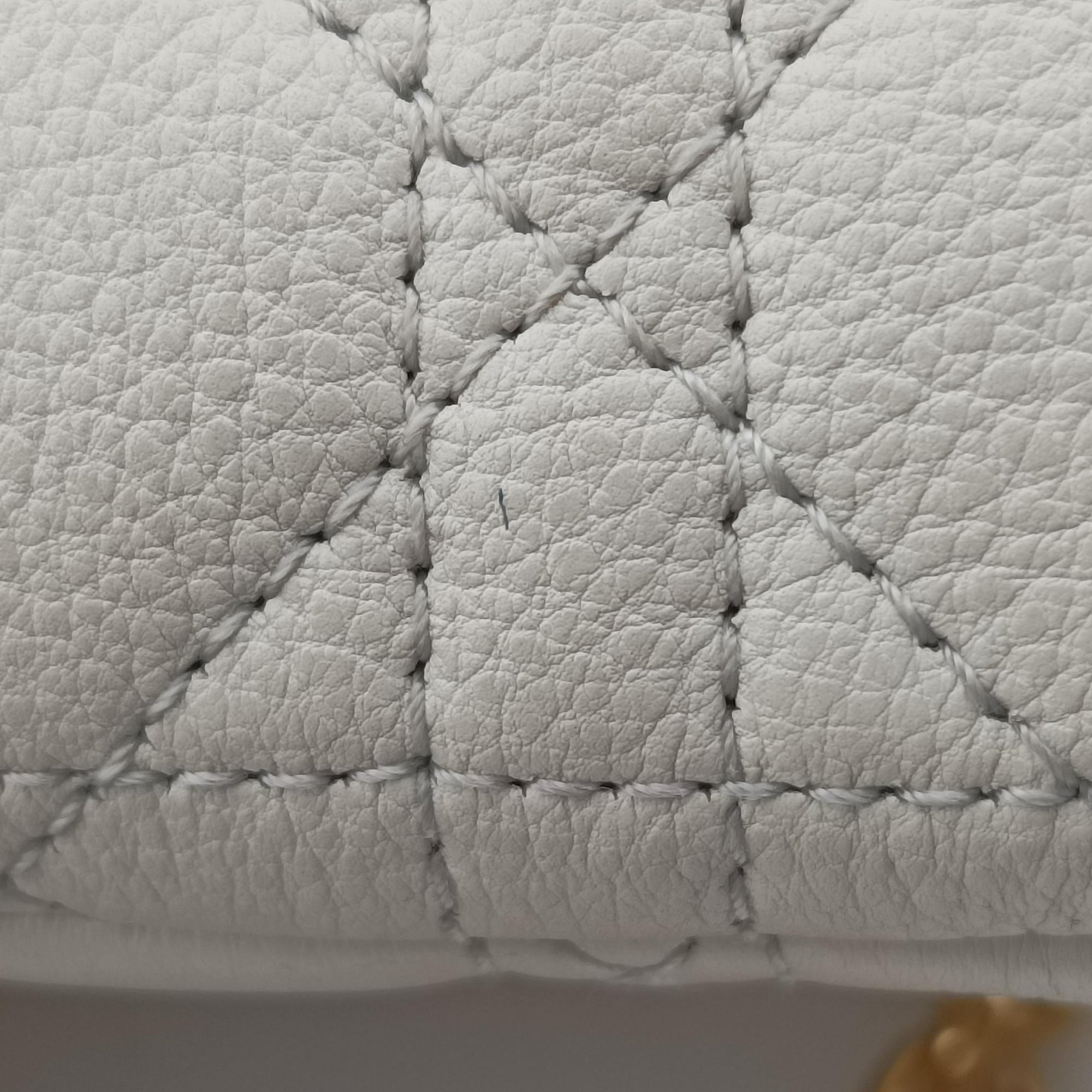 Caro micro White Leather IC Chipカロ マイクロ ホワイト レザー ICチップ
