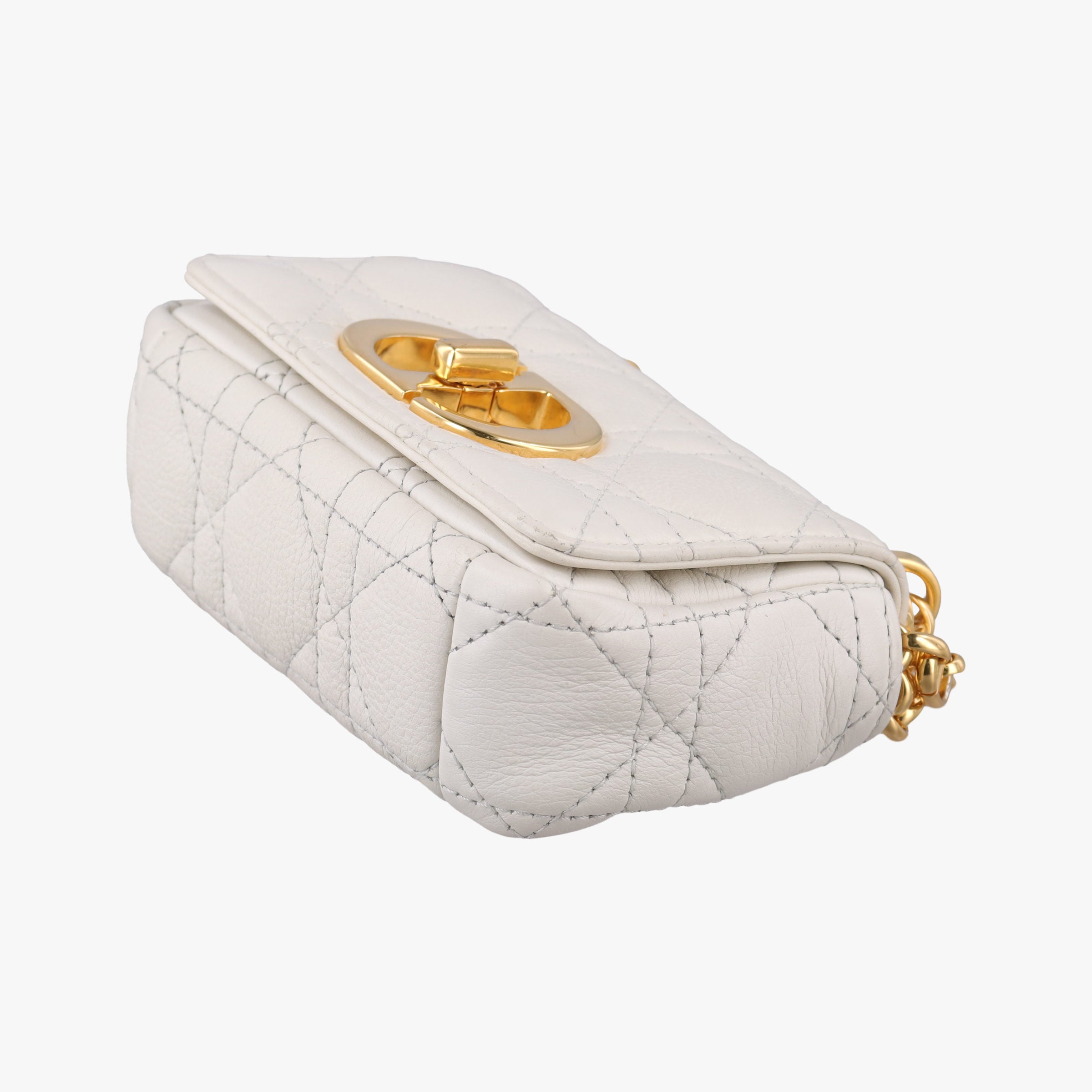 Caro micro White Leather IC Chipカロ マイクロ ホワイト レザー ICチップ
