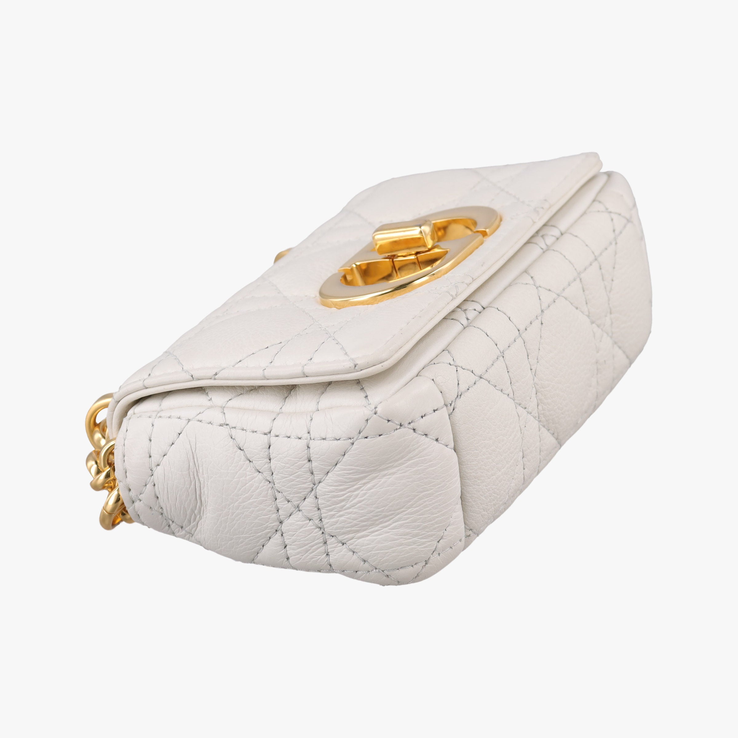 Caro micro White Leather IC Chipカロ マイクロ ホワイト レザー ICチップ