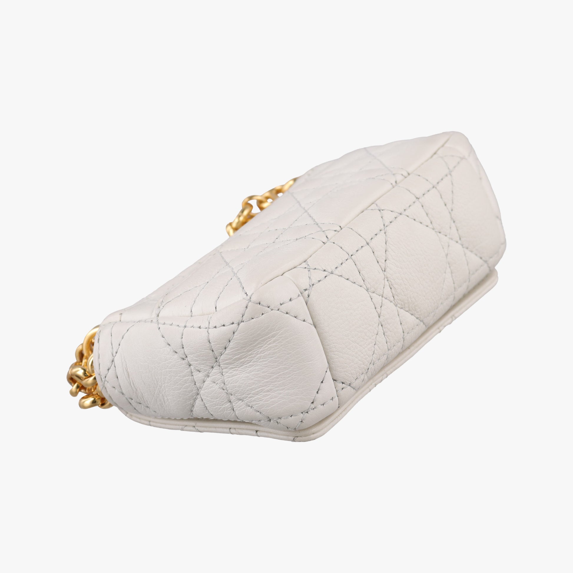 Caro micro White Leather IC Chipカロ マイクロ ホワイト レザー ICチップ