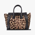 Micro Luggage Leopard Print × Black Ponyhair× Smooth Leather F-PA-0161ラゲージ マイクロ レオパード × ブラック ハラコ × スムースレザー F-PA-0161